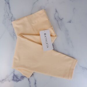 NWT Athleta Elation Ultra High-Rise 7/8 Leggings in Peach | L